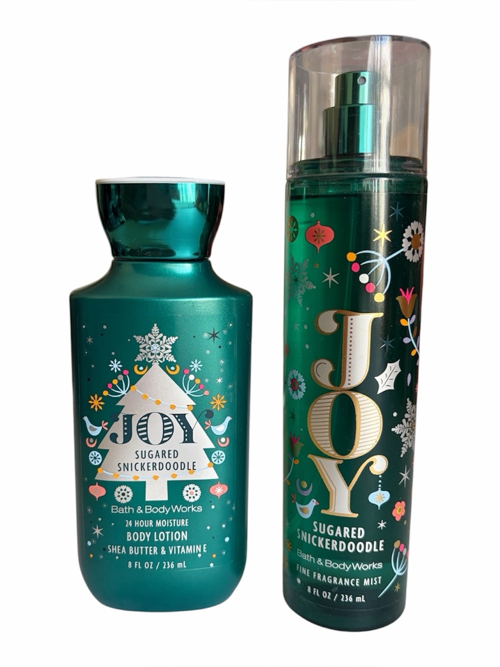 JOY SUGARED SNICKERDOODLE Bath & Body Works Lotion & Fine Fragrance Mist NEW 8oz